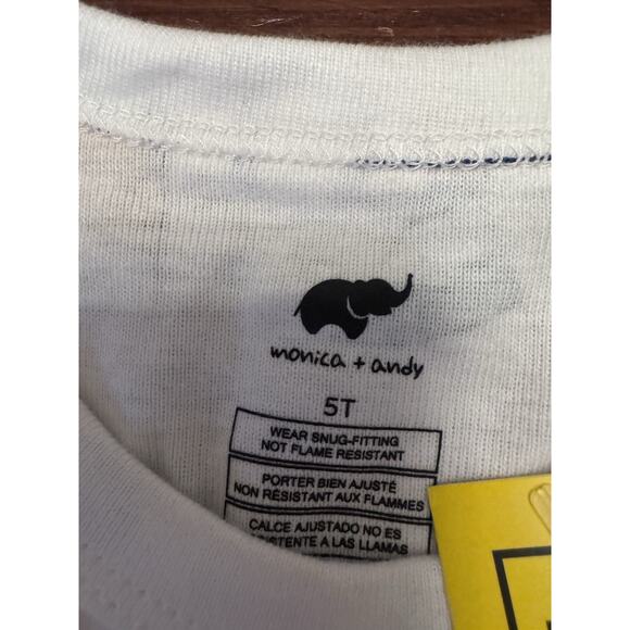 Monica + Andy 2Pc Pajama Set Birthday Theme Unisex Size 5T NWT - Picture 3 of 10